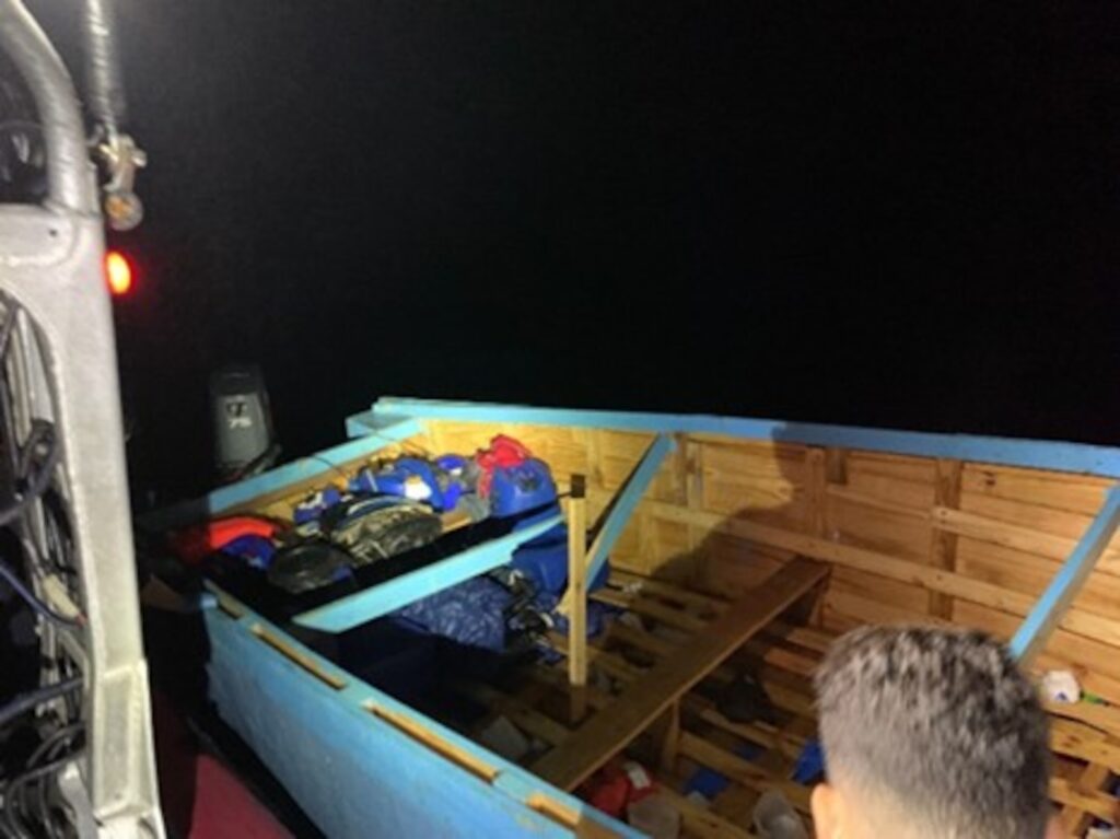 Coast Guard Intercepts Makeshift Vessel And Returns 40 Migrants To